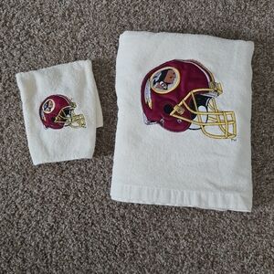 Washington Redskins Helmet Embroidered Towel Set